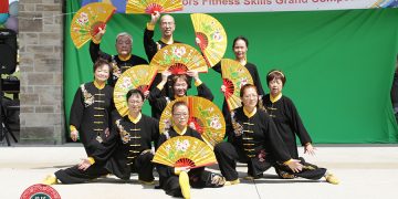 大同太极气功组参加首届健身大赛