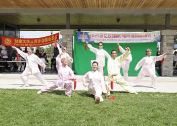 欢乐时光社区协会参加首届健身大赛