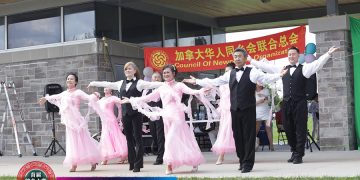 新华歌舞团参加首届健身大赛