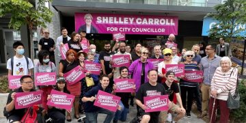 高雪莉（Shelley Carroll)竞选办公室开启