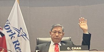 陈志辉被任命为约克区公众服务规划理事局的新任联合主席