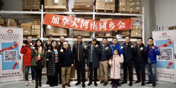 加拿大河南同乡会、河南商会为家乡捐款捐物共计人民币107万元